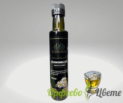 СУПЕР ХРАНИ Студено пресовани масла МАСЛО ОТ ЛАЙКА, EcoIdeal 250ml/ Chamomile oil / Matricaria Chamomilla oil 250 ml 